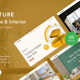 Eniture Furniture Interior Shopify Theme #244767
