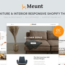 Meunt Furniture Interior Shopify Theme #245672