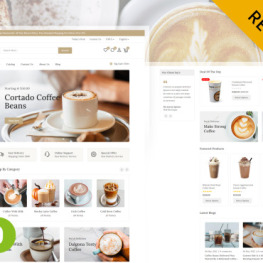 Coffeeter Coffee Cafe Store Shopify Theme #246139