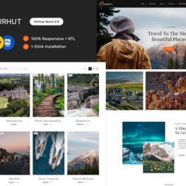 Tourhut Travel Tours and Tourism Shopify Theme #246497