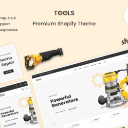 Tools The tools Accessories Premium Shopify Theme #247636