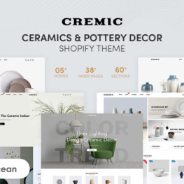 Cremic Ceramics Pottery Decor Shopify Theme #247639