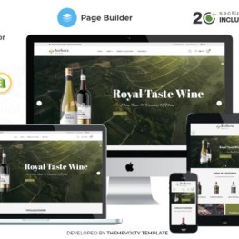 Barbera Wine Multipurpose Store Shopify Theme # 248008