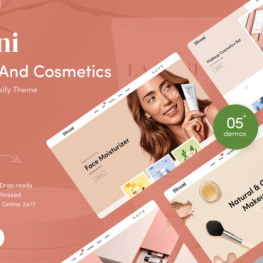 Diveni Beauty And Cosmetics Shopify Theme #249717