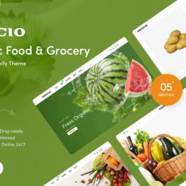 Grocio Organic Food Grocery Shopify Theme #249718