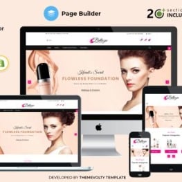 Belleza Mega Beauty Cosmetics Super Shopify Theme # 251010