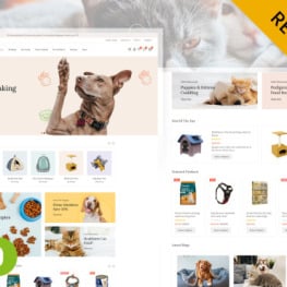 Petsnic Pets Store Shopify Theme #251077