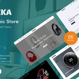 Elecka Electronic Store Shopify Theme #254626