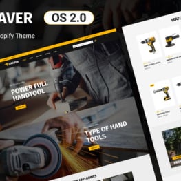 Graver Tools and Equipment Store Shopify Theme #254631