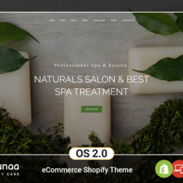 Saunaa Cosmetics Beauty and Spa Shopify Theme # 254633