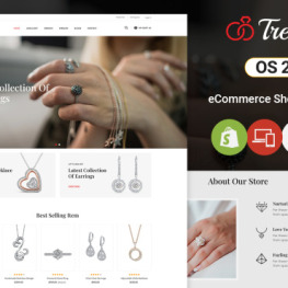 Trenket Jewelry and Fashion Shopify Theme #255627