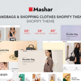 Mashar Handbags Shopping Clothes Shopify Theme #258988
