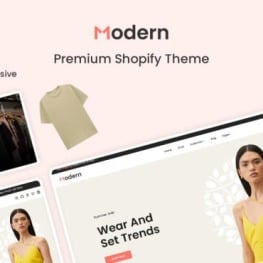 Modern The Fashion Clothing Premium Shopify Theme #258990