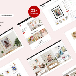 Artist Art Gallery Painting Shopify Theme #260273