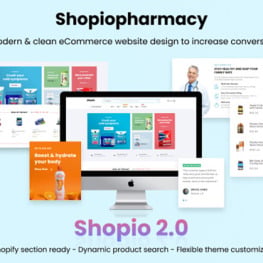 Shopiopharmacy Multipurpose Shopify Theme #260708