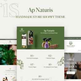 TM Naturis Handmade Store Shopify Theme #260713