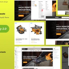 Ap Shopiopauto Auto Industrial Tools Shopify Theme # 261275