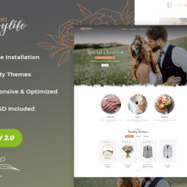 HappyLife A Minimal Theme Shopify Theme # 261538