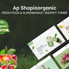 TM Shopioorganic Fresh Food Shopify Theme #261539