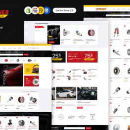 AutoTower Car and Spare Auto Tool Shopify Theme #261999