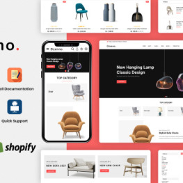 Dzenno Furniture Multipurpose Shopify Theme #262680