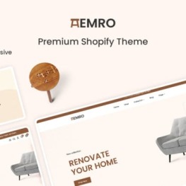 Amero The Furniture Wooden Interior Shopify Theme #265809