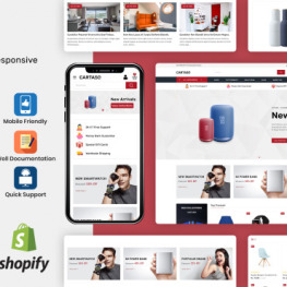 Cartaso Electronics Multipurpose Shopify Theme #266484