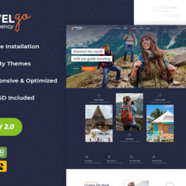 TravelGo A OS Modern Tour Travel Shopify Theme #266690