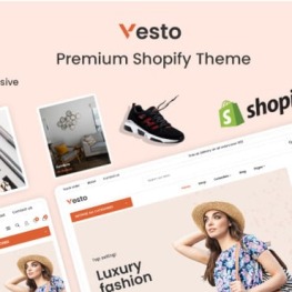 Vesto The Megashop Multistore Premium Shopify Theme #267108