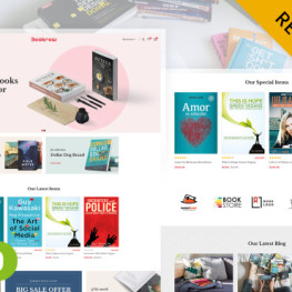Bookraw Book Store Shopify Theme #267109