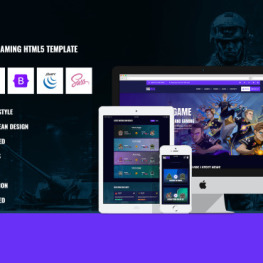 GameXPlay–Gaming HTML Website Template