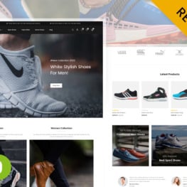 Footflops Shoes Fashion Store Shopify Theme #269256