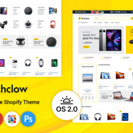 Techclow Electronics Store Shopify Theme #269655