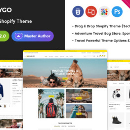 Journey Responsive for Travel Shopify Theme #270335