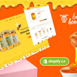 HoneyBee A Clean Professional Modern Shopify Theme #270631