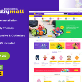 KidzyMall Kids Toys and Games Shopify Theme #270805