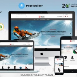 Winter Skateboard Bike Travel Sport Shopify Theme # 271316