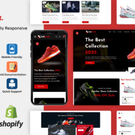 Tabbase Multipurpose Footwear Shoes Shopify Theme #272795