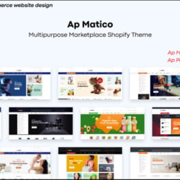 TM Matico Multipurpose Marketplace Shopify Theme #272954