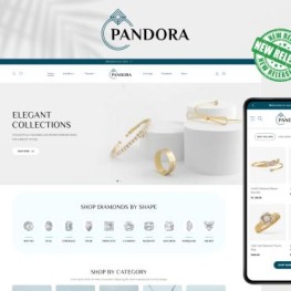 Pandora Jewelry Minimalist Clean Shopify Theme # 274237