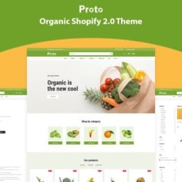 Proto Organic Shopify Theme #274813