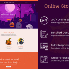 Spooky Halloweeen Shopify Theme #276942