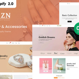 Elazn Jewelry And Accessories Shopify Theme #277714