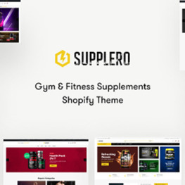 TM Supplero Gym Fitness Supplements Shopify Theme #278426