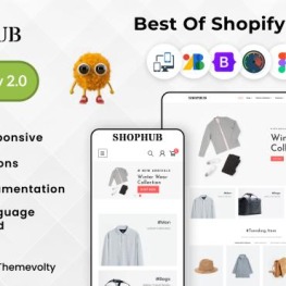 SHOPHUB Mega Fashion Super Store Shopify Theme # 278432