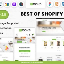 Books Comics Book Store Premium Shopify Theme # 278433