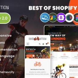 Bicycle Mega Sports Bicycle Bikes Shopify Theme # 279016
