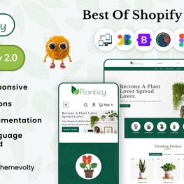 Planticy Nursery Interior House Shopify Theme # 279782
