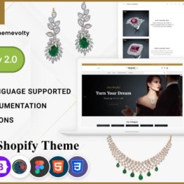 Jewelrix Jewellery MultiPurpose Shopify Theme # 279784