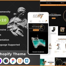 Art king Mega art pottery crafts Shopify Theme # 279985